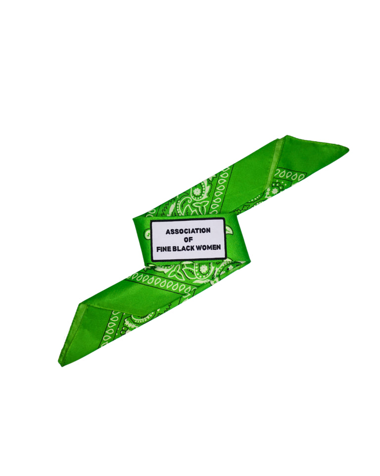KEY LIME GREEN BANDANA