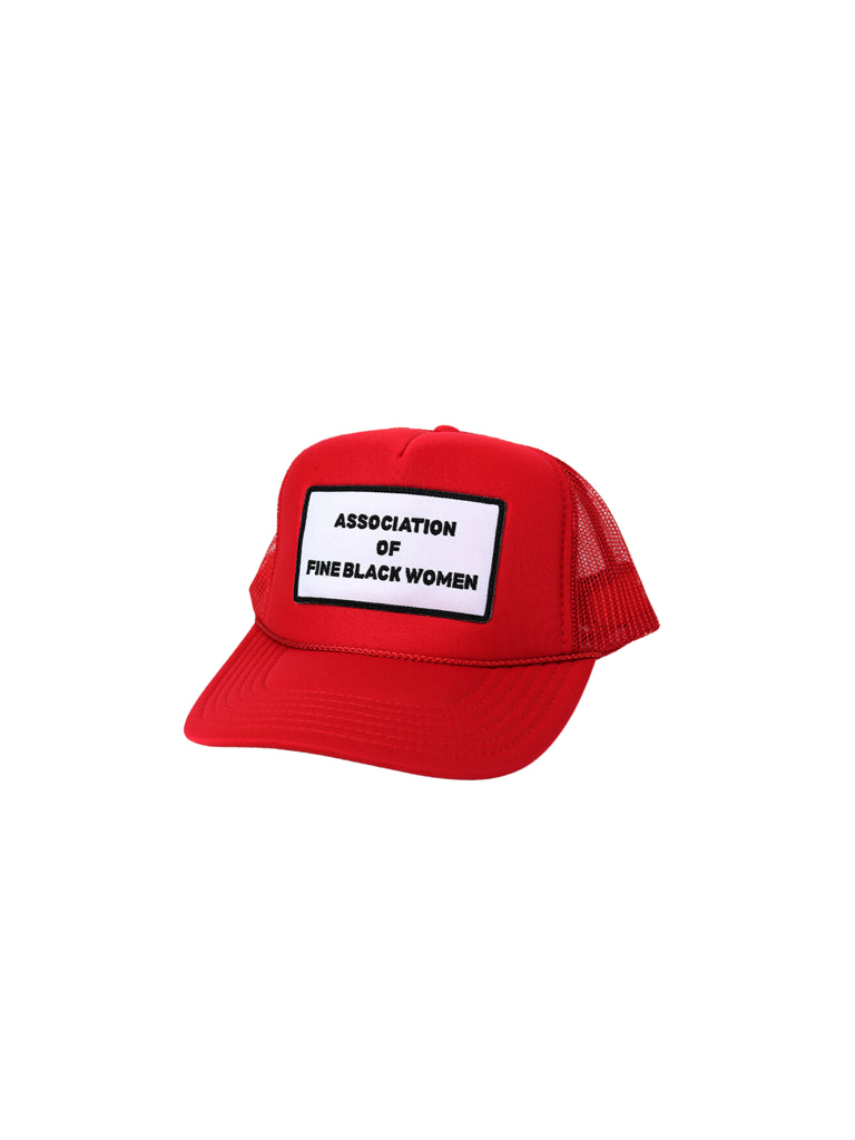 Red X Red Trucker Hat