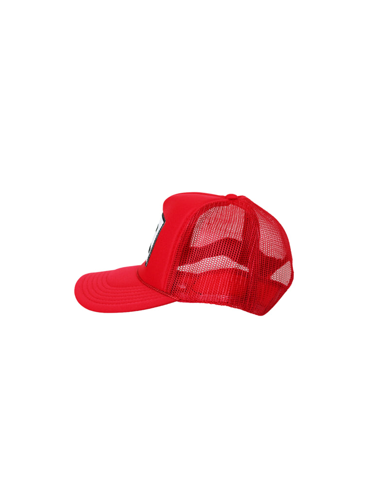 Red X Red Trucker Hat