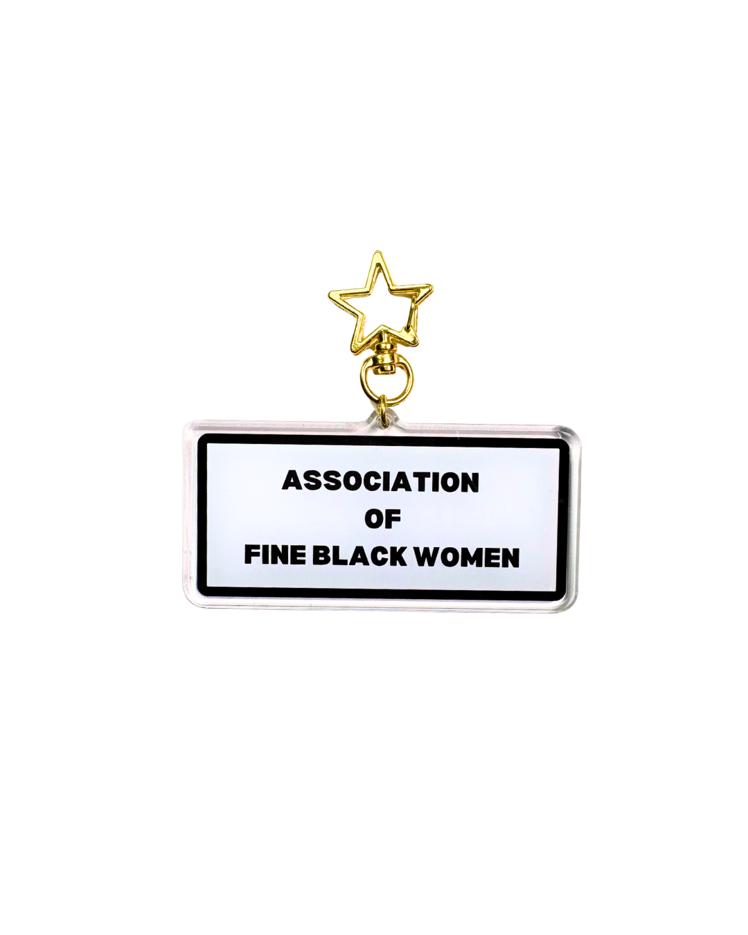 Association of Fine Black Women Key Chain