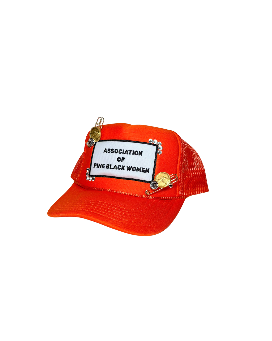 Bossed Up Orange X Orange Trucker Hat