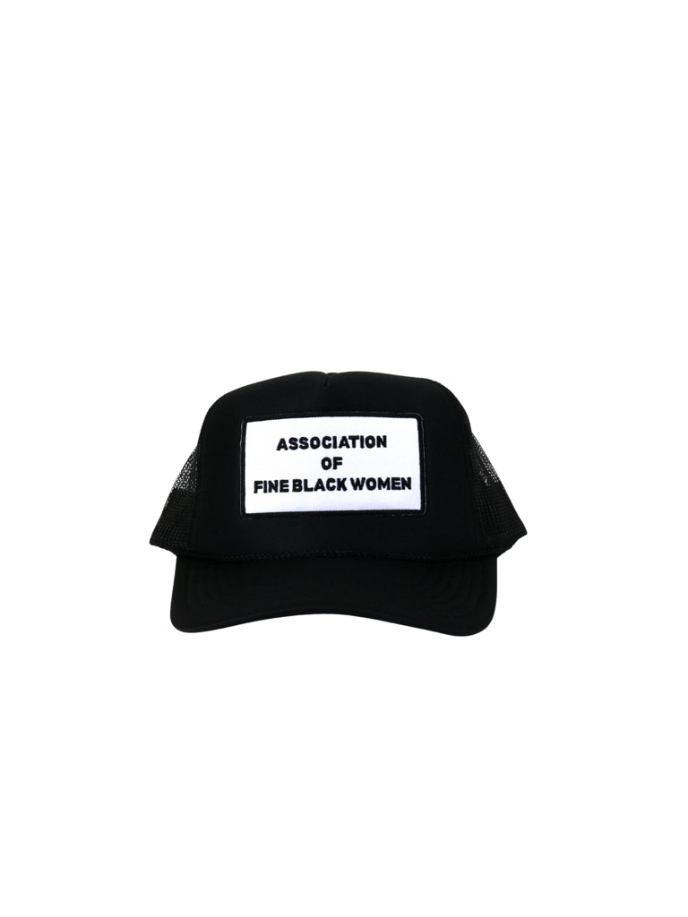 Black X Black Trucker Hat