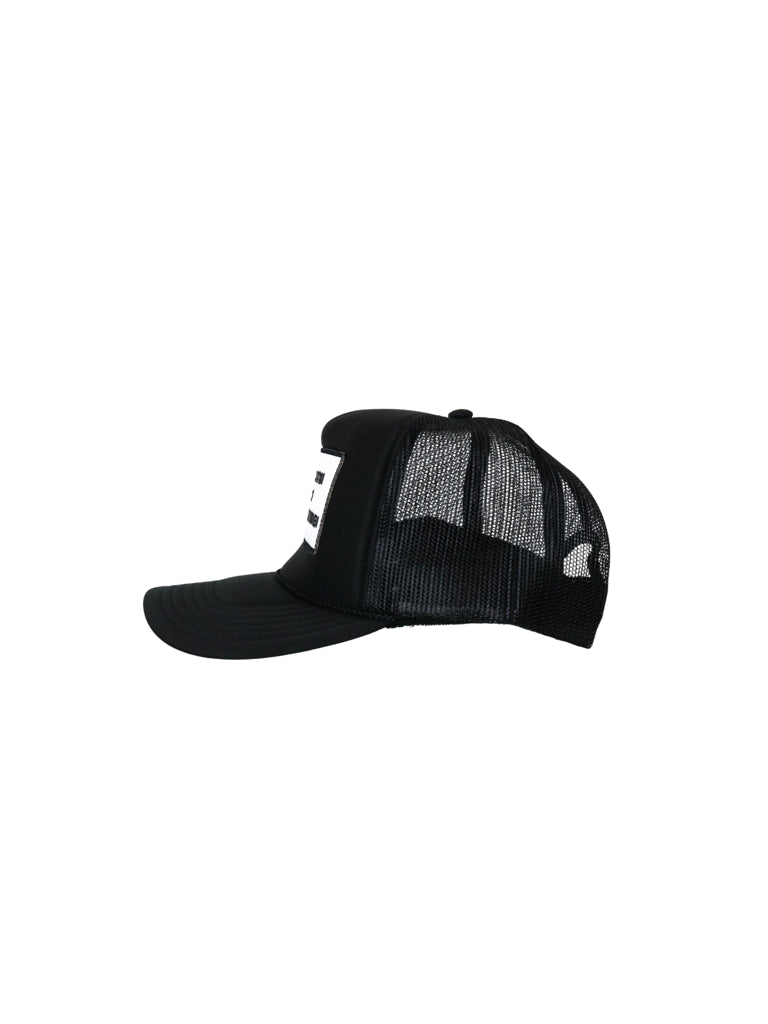 Black X Black Trucker Hat