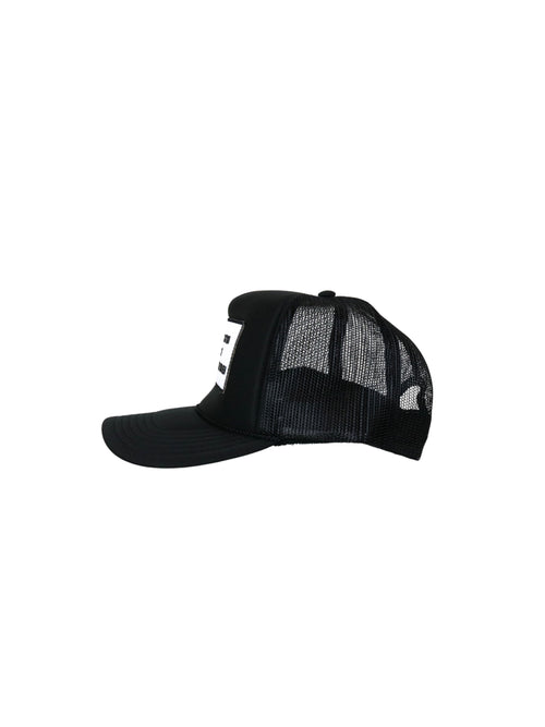 Black X Black Trucker Hat