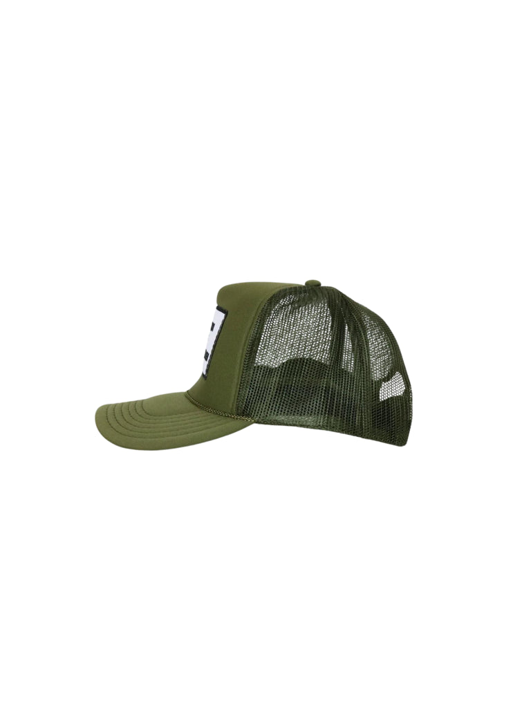 Olive Green X Olive Green Trucker Hat