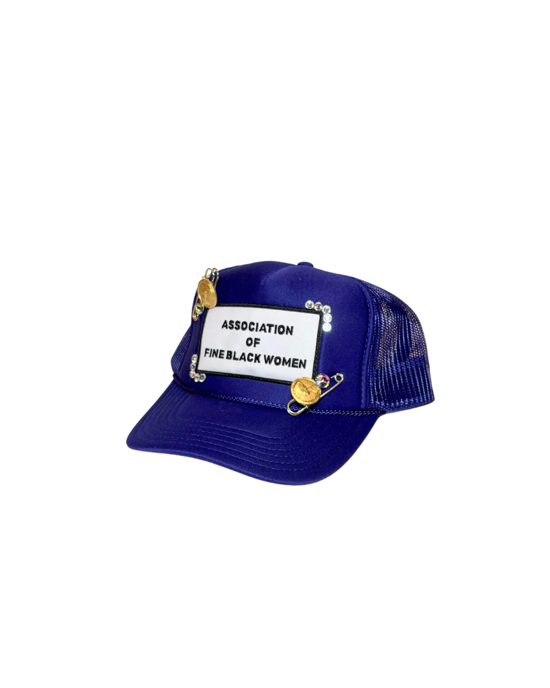Bossed Up Purple X Purple Trucker Hat