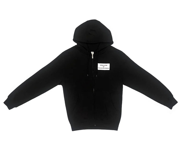 Black Zip-Up Hoodie